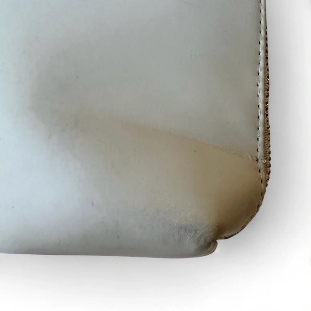 Burberry Beauty Stone/Gray Leather Cosmetic Bag